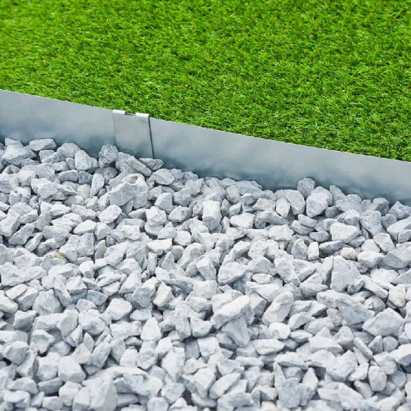 Nature bordures de jardin 3 pcs 91,4x10,2 cm acier 446395_2
