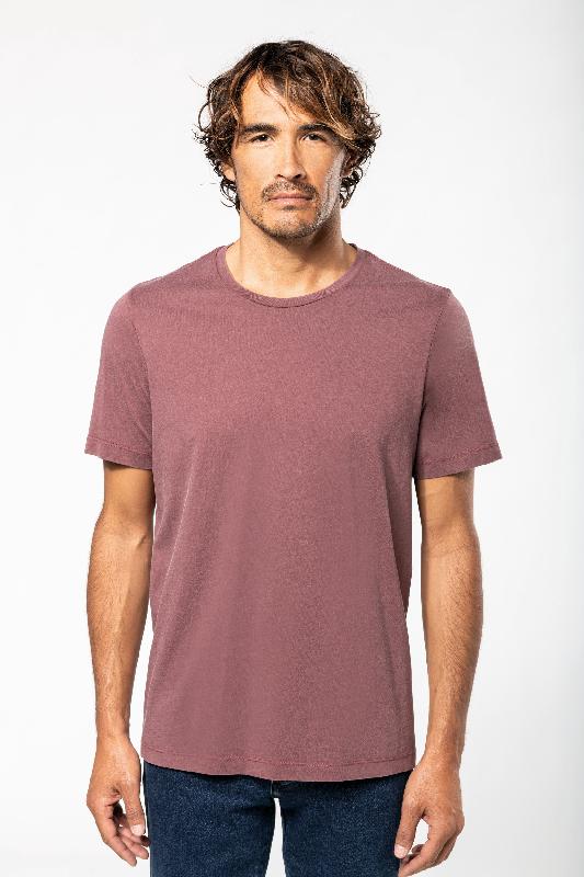 T-shirt manches courtes homme - Réf: KV2115 - 100% coton, aspect vieilli unique, marque Kariban_2