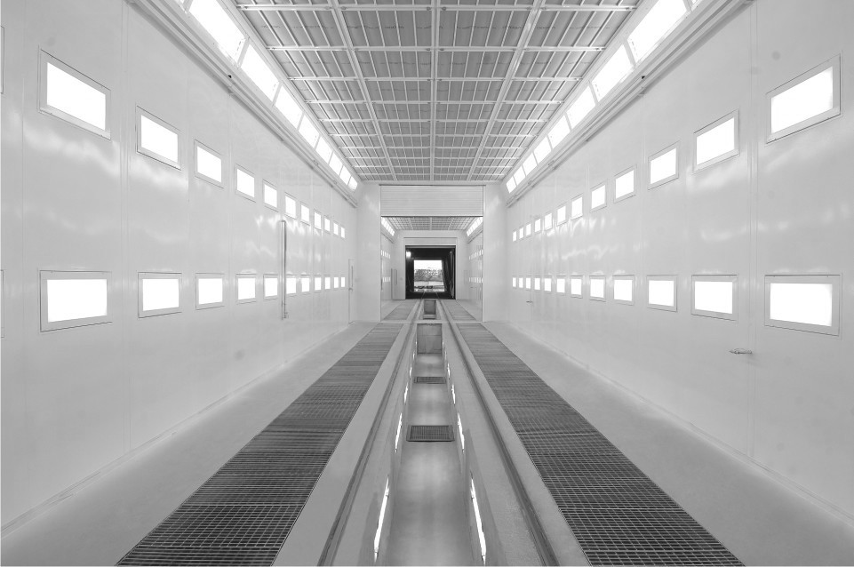 Cabine de peinture fermée pour poids-lourds - pistolage et étuvage - éclairage LED ATEX - ventilateur ILKE_2