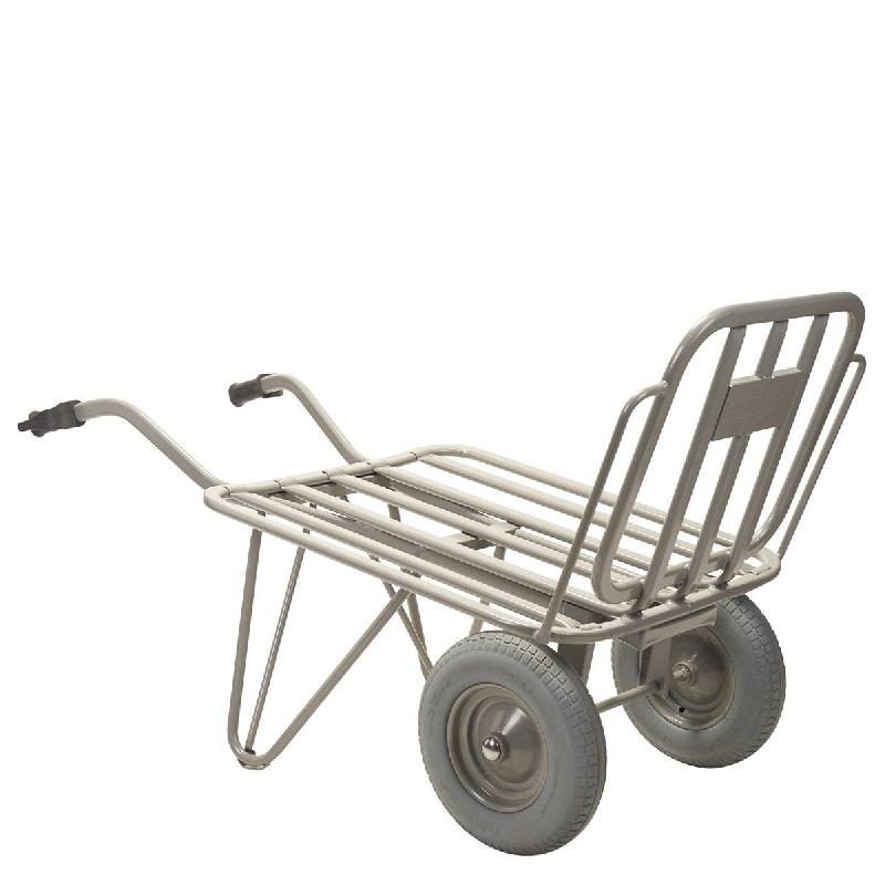 Chariot de transport professionnel - acier robuste - 27,8kg - roues pneumatiques ou increvables - Matador_2