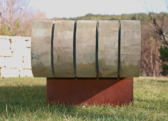 Banc public en bois - Banquette JERIKO© par Agence Akïro - Design robuste et proportions fortes_2