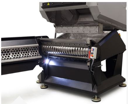 Déchiqueteurs industriels  - Thermoplastiques, IBC 1200L, Purges - Largeurs 800 et 1350 mm - Raptor FlexiPUSH_2