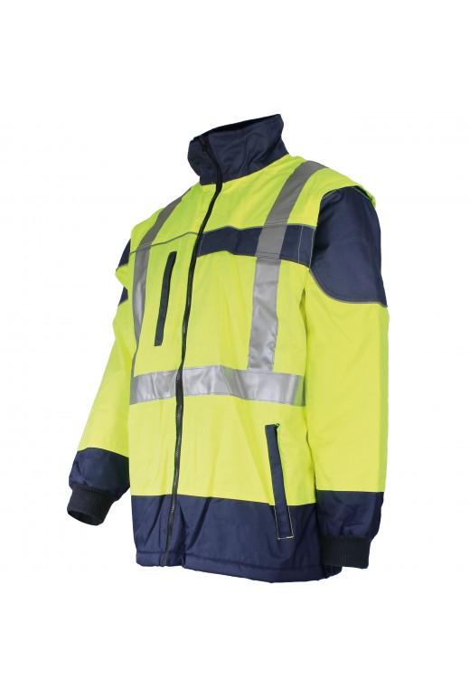 Gilet froid haute visibilité 976 Sononyl HV - Manches amovibles - Vendu avec la parka PK976_2