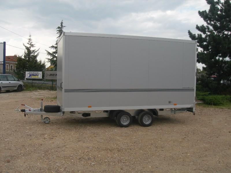 Remorque fourgon - Humbaur 5216 / 5224 - 2 essieux freinés, panneaux sandwich 45 mm, PTAC 3000 kg_2