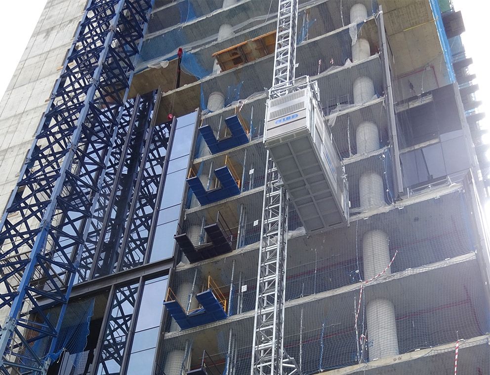 Ascenseur de chantier pour personnes et matériaux jusqu'à 3200 kg - PMH_2