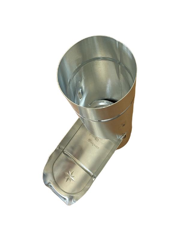 Clapet Anti-retour Pour Gouttière En Zinc-titane Avec Tamis - Tailles 76 à 100 Mm (Modèle 100 Mm)