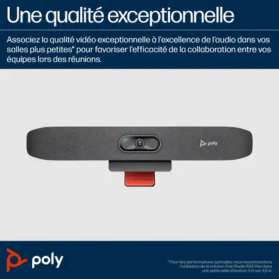 HP Poly Barre de visioconférence USB Poly Studio R30_2