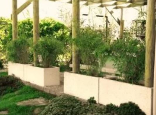 Jardinière rectangulaire Ramses en béton armé - autostable avec option antigraffiti_2