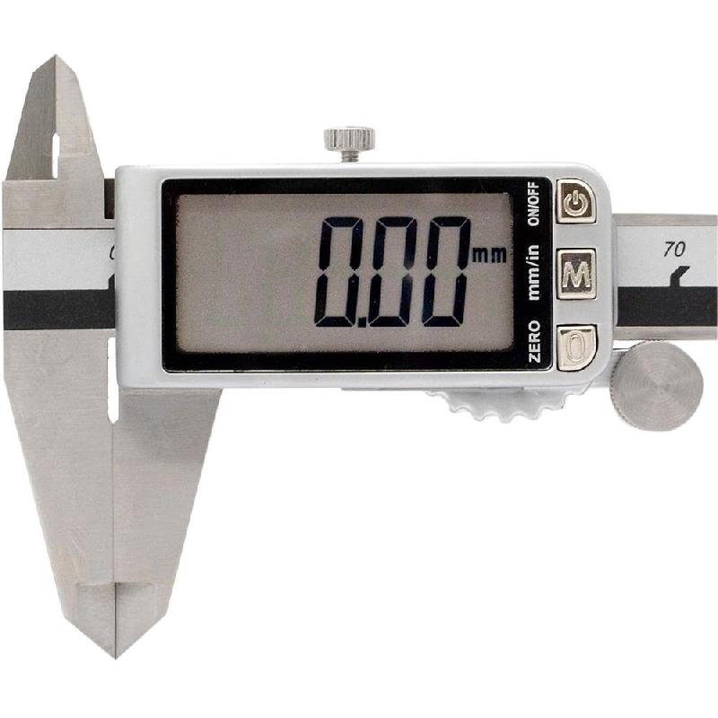 Pied à coulisse digital avec afficheur super géant métallique - 150 mm - Lecture facile 13 mm - Réf. 720150_2