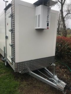 Remorque frigorifique double essieu 2x1350kg - RAPHA 20 - Châssis Lider freiné et dimensions intérieures optimisées_2