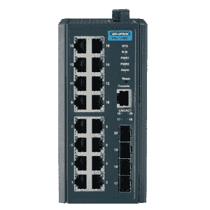 Switch ethernet industriel 16 ports 10/100Mbps + 4 SFP - Administrable - MTBF 1M heures - EKI-7720E-4FI-AU_2