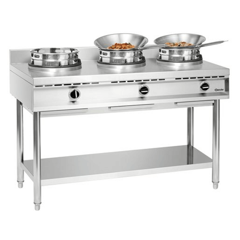 Wok à gaz de table 3 brûleurs 3 x 11.5 kW | Bartscher - 1053103_2