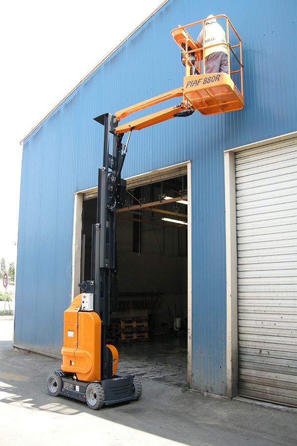 Piaf 880r - nacelle électrique à mât vertical - atn - hauteur travail : 8,80 m_2