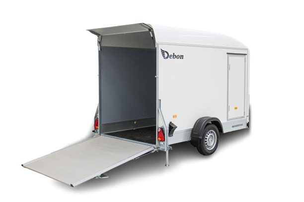 Remorque fourgon - DEBON ROADSTER 300 BOIS - 3,00 X 1,55 X 1,90 M - 1300 KG_2