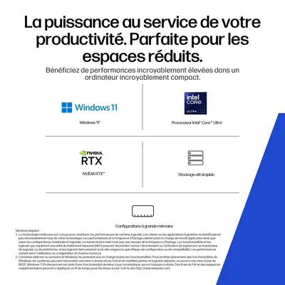 HP Z2 G1i Intel Core Ultra 7 265 16 Go DDR5-SDRAM 1 To SSD Windows 11 Pro Mini PC Station de travail_2
