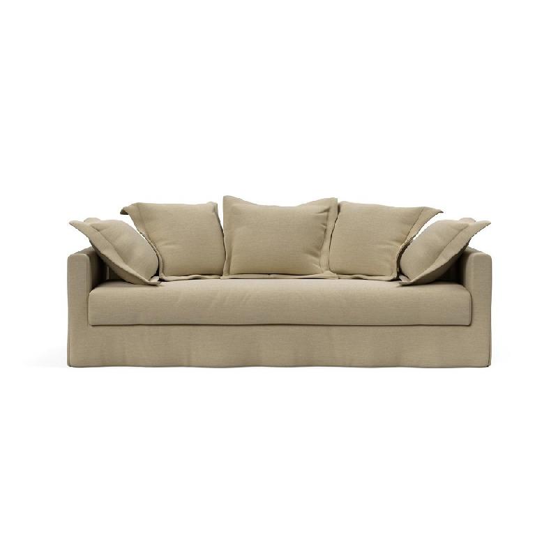 Canapé-lit design Pascala Innovation Living - Convertible 200x140 cm - Tissu Vivus Dusty Sand_2
