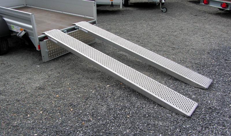 Rampe de chargement en aluminium l=2.5 m 1000 kg pour moto - patrick remorques - 6656_2