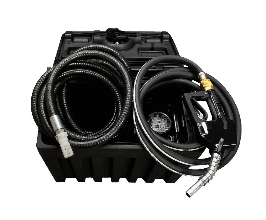 Coffret mobile avec pompe fuel, gasoil, GNR – Versions 12V, 12-24V, 220V_3