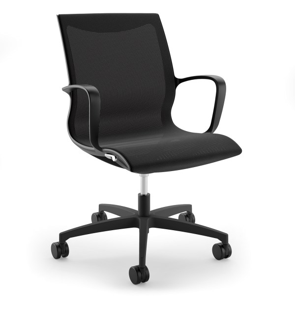 Siège Ultima - Fauteuil de bureau réglable en hauteur avec dossier résille et 4 finitions disponibles_2