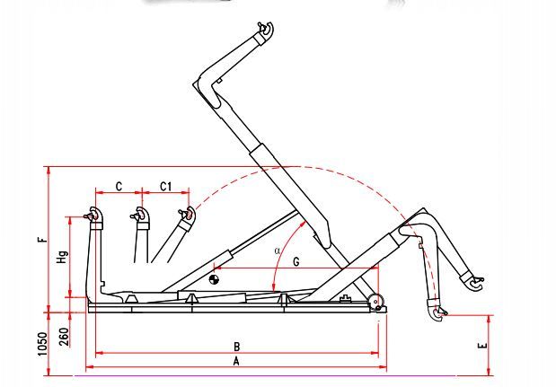 Ta 20 - bras hydraulique de levage pour camion - bob spa - 2.720 kg_2