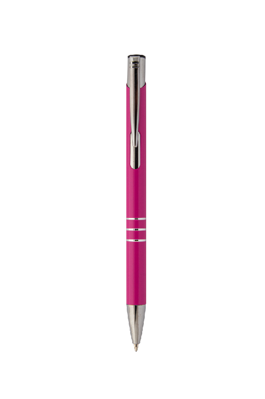 Stylo en aluminium recyclé - encre bleue - couleur fuchsia - 7 gr_2