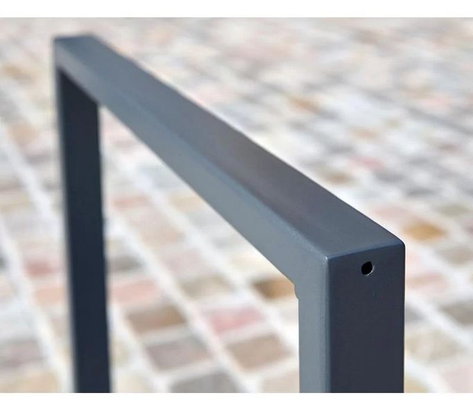 Appui vélos Milan - Hauteur hors sol 850 mm ou 855 mm - Largeur 660 mm - Structure tube acier 50 x 30 mm_2