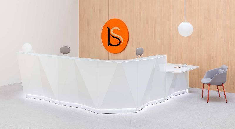 Grande banque d'accueil lumineuse Alpa - MDD - Droite, Noir_2