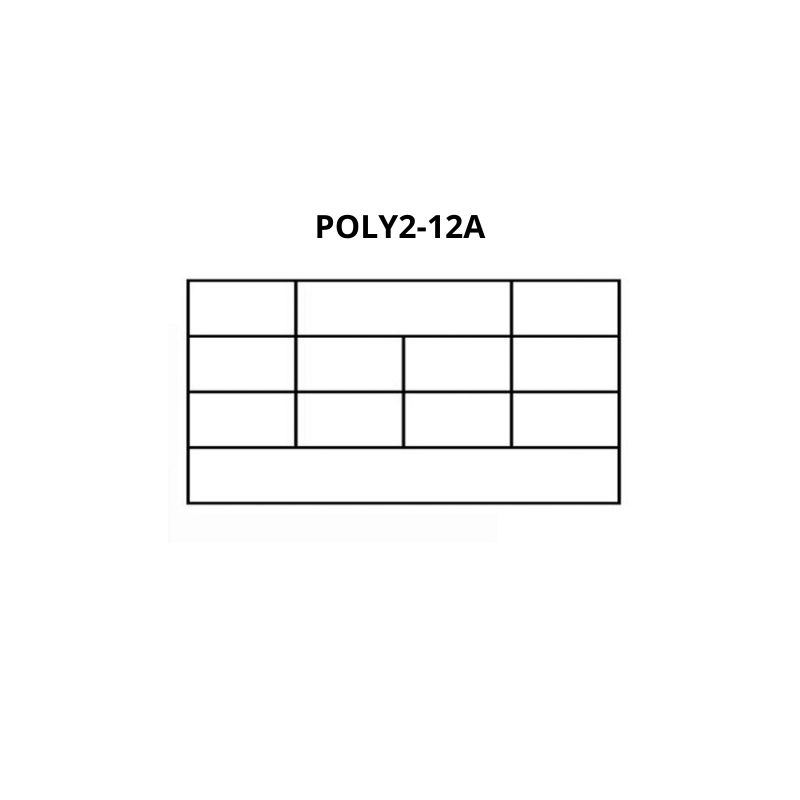 Boite à compartiments fixes - Bleu / 12_2