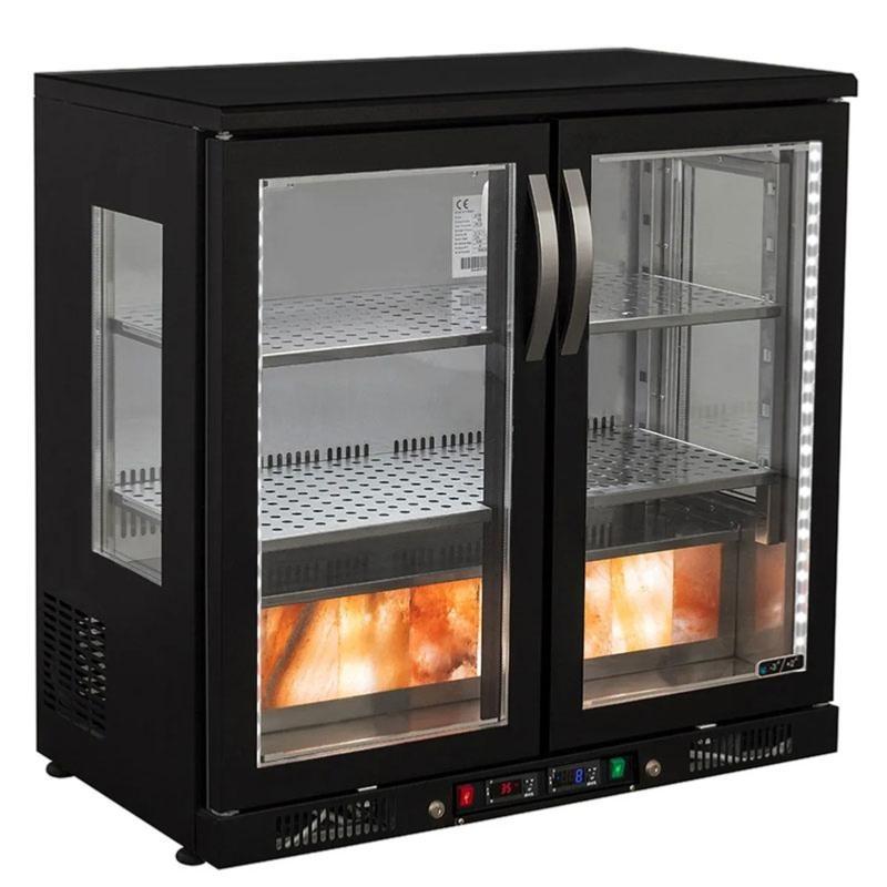 Cave de maturation dry-aging - 270 L - 2 portes vitrées - Noir | GGM Gastro_2
