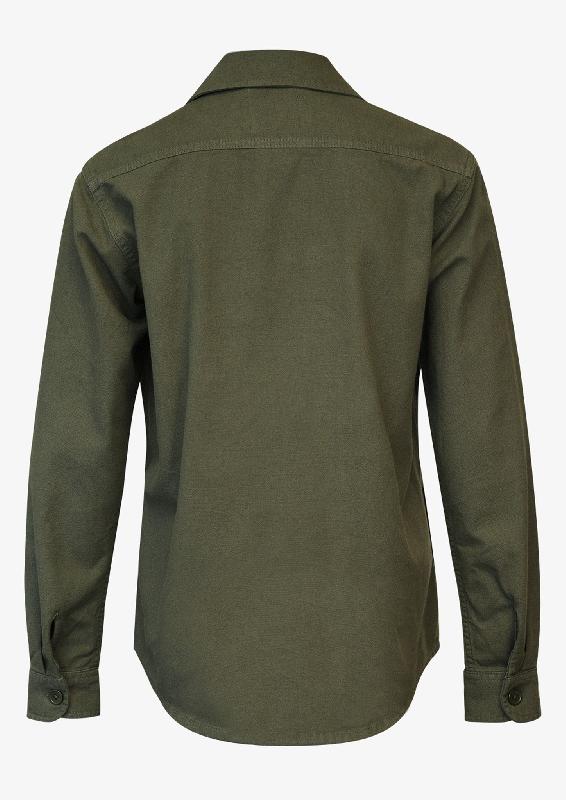 Sur- chemise polyvalente - Napa Unisexe - Olive Clair - Nimbus_2