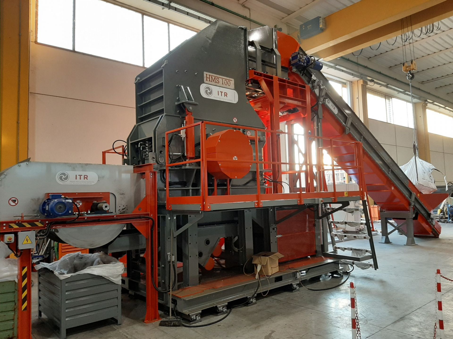 Broyeur déchiqueteur industriel à marteaux ITR HMS 060 / 080 / 100 - polyvalent avec moteur 90 à 315 kW_2