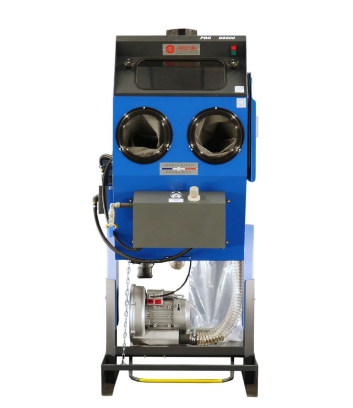 Cabine de sablage à dépression Gamme PRO DS 600 - ARENA - compacte pour petites pièces - buse en carbure de tungstène_2