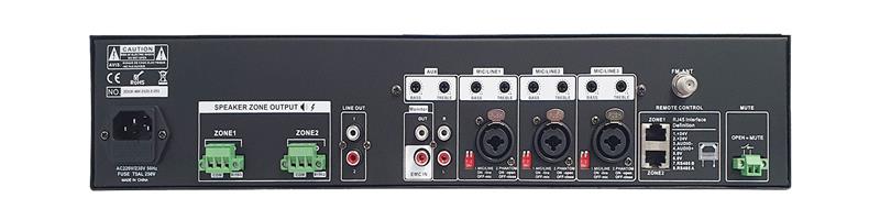 Amplificateur Matriciel RONDSON 2X500 Watts - AM-2500-2 - Bluetooth, Tuner FM, USB et SD intégré_2