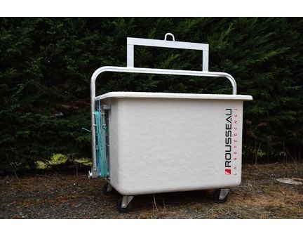 Bac à équarrissage 1000L en résine polyester avec gel-coat de protection