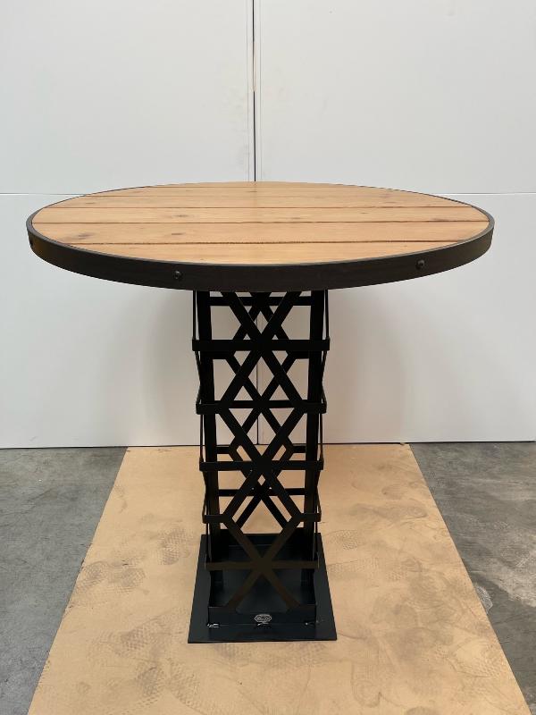 Table sur mesure - Mange debout - Pour intérieur ou extérieur - Metal Eure_2