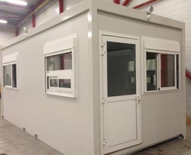 Bâtiment modulaire 20 pieds bulle de vente -Structure galvanisée juxtaposable, superposable R+2 - BTS OSR 15_3