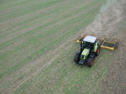 Herse à paille agricole - claydon - largeur de transport sur route 3 m_2