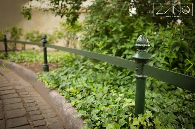 01.053.Sc - Potelets fixes Zano - Acier noir ou inoxydable - Hauteur 100 cm - Poids 10 kg_2