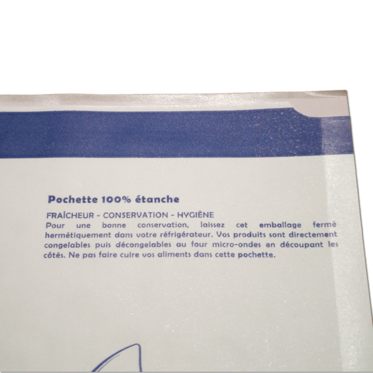 1000 pochettes adhésives poissonnerie 16×25 cm personnalisables - étanches et aptes au contact alimentaire_2