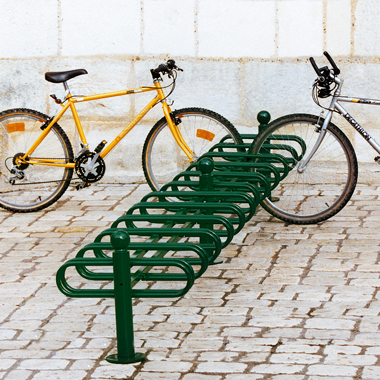 Extension support cycles Déco - 6 places composable double face - finition City - réf 8207345_2