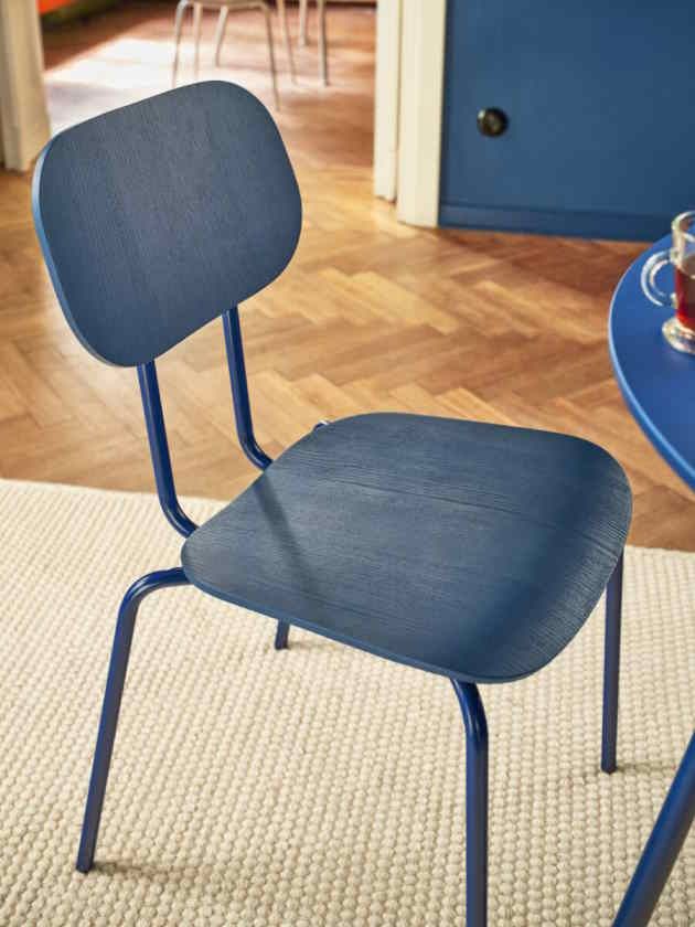 Chaise NEW-SCHOOL - design vintage revisité, empilable, configurable et polyvalente_2