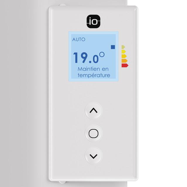 Radiateur connecté gain de place Ingénio 4 vertical 1000W Blanc mat - Thermor - 429353_2