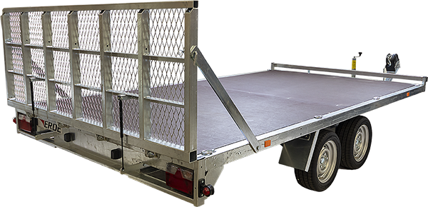 Remorque pour espace vert - 4,10 X 2,20 M, 3500 KG - ÉRDÉ PLBH 4122_2