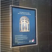 Porte-affiche LED Banque - Displaylight - ultrafin, recto/verso, aimanté - 12V_2