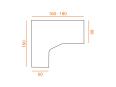Bureau compact KIRO sur caisson - Deskissimo_2