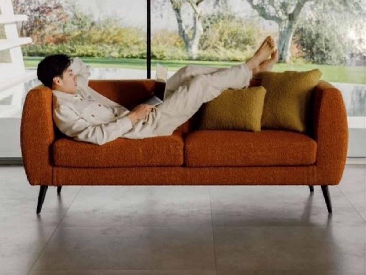 Canapé d'accueil moelleux et contemporain - SEA SHELL - design italien, options personnalisables_2