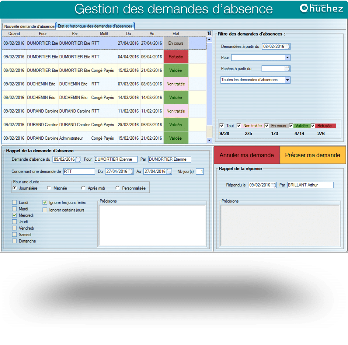 Logiciel de gestion des absences dématérialisées - THEMIS - Automatisation, suivi et paramétrage avancé_2