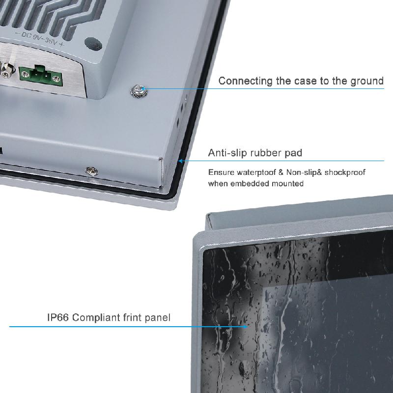 Panel PC industriel fanless 13,3 pouces Full HD - Intel® Celeron® J1900 - EVI-J133WAC_2