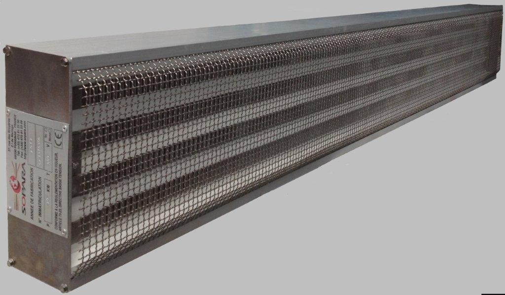 Radiant à infrarouge haute performance en aluminium - usage industriel et polyvalent_2