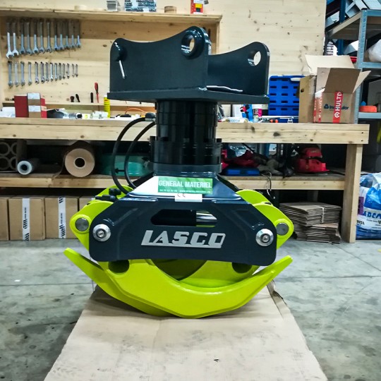 Grappin forestier usage en fixe - pelle 3 à 20 Tonnes - construction robuste en HARDOX_2